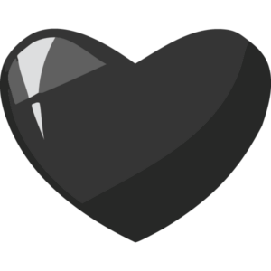 black heart icon